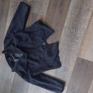 💟Faux suede blazer